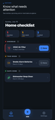 Maintainer Home checklist